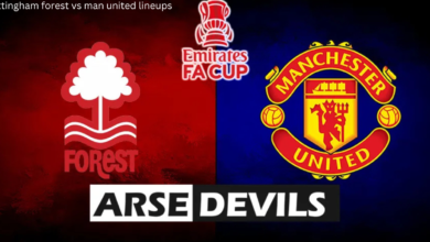 nottingham forest vs man united lineups